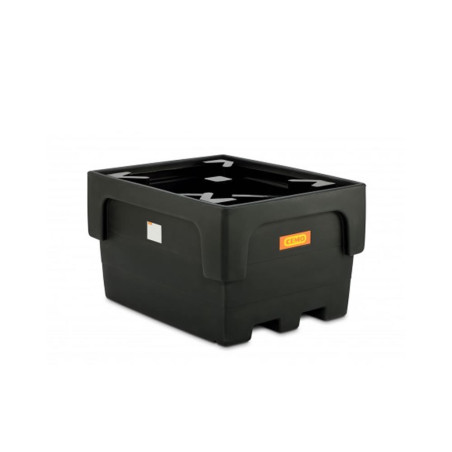Cubeto IBC 1100 / 1 PE con cruces de soporte